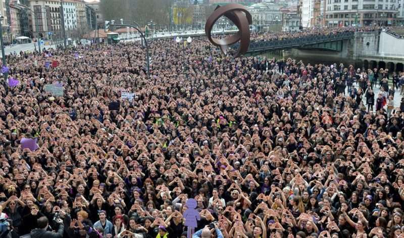 Marcha 8 de marzo, País Vasco.