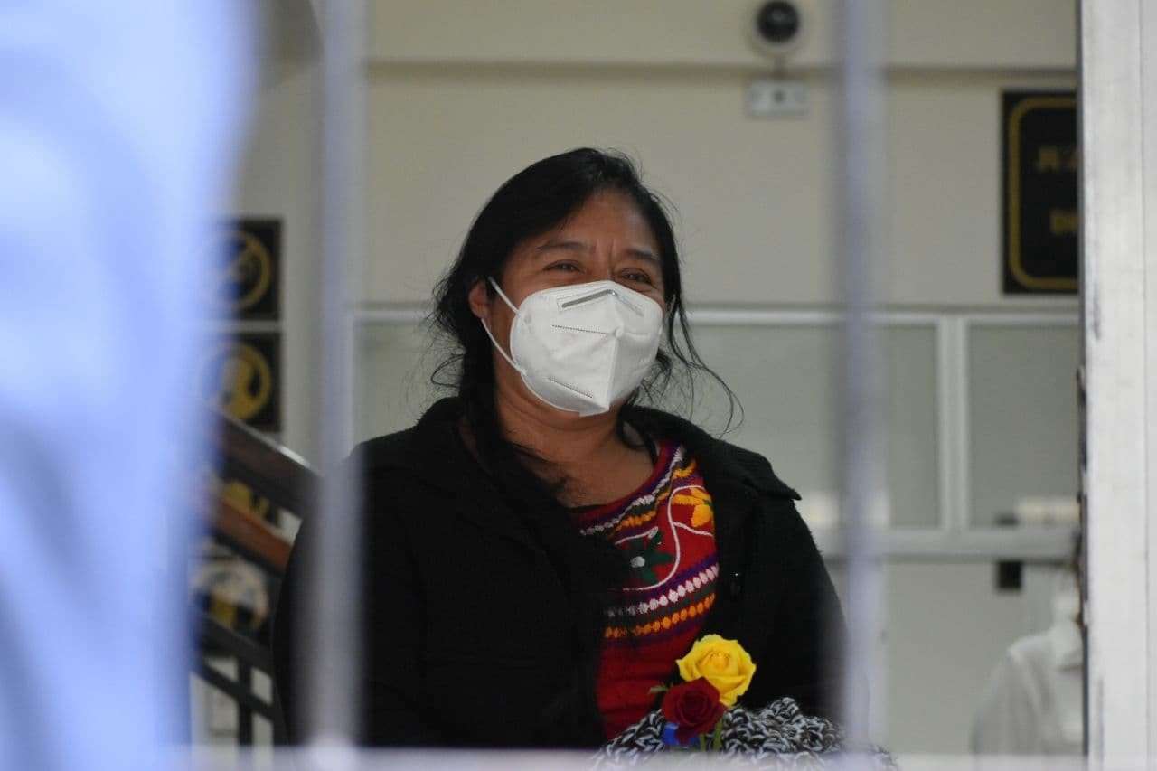 Periodista Anastasia Mejía Tiquiriz.