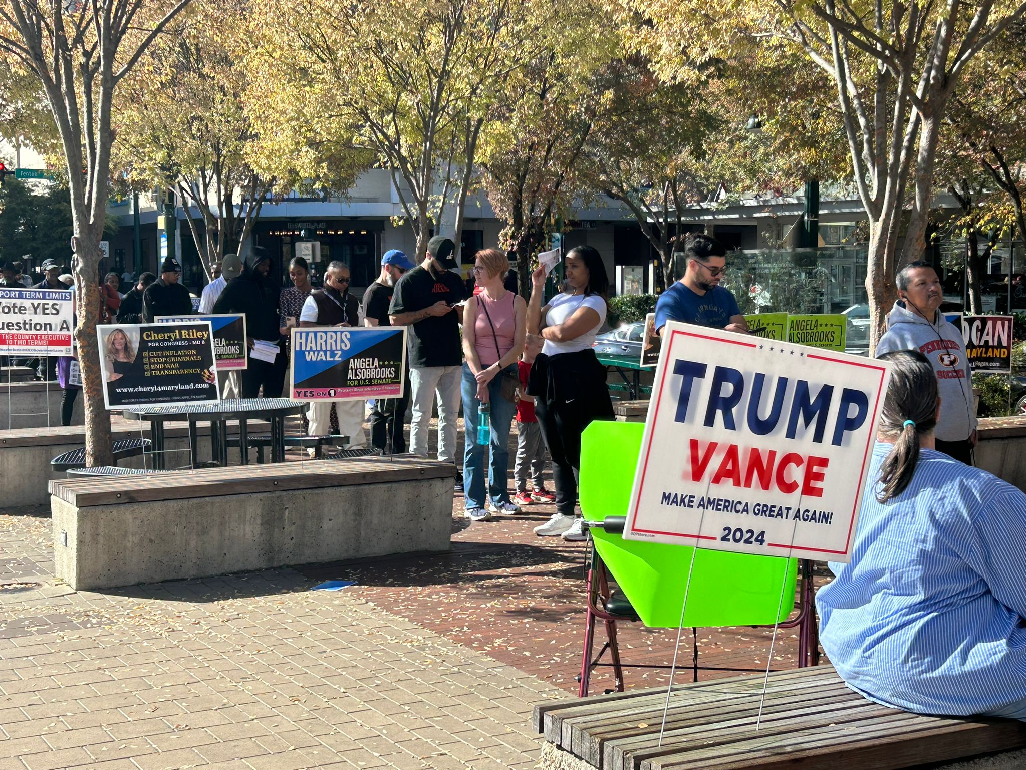 Elecciones en Estados Unidos en las que resultó ganador Donald Trump. Foto Héctor Silva Ávalos.